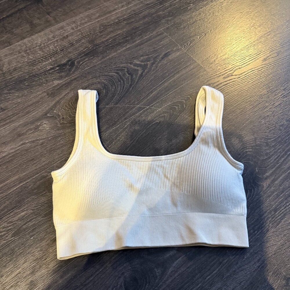 🎀Seamless Ribbed Gym Sports Bra